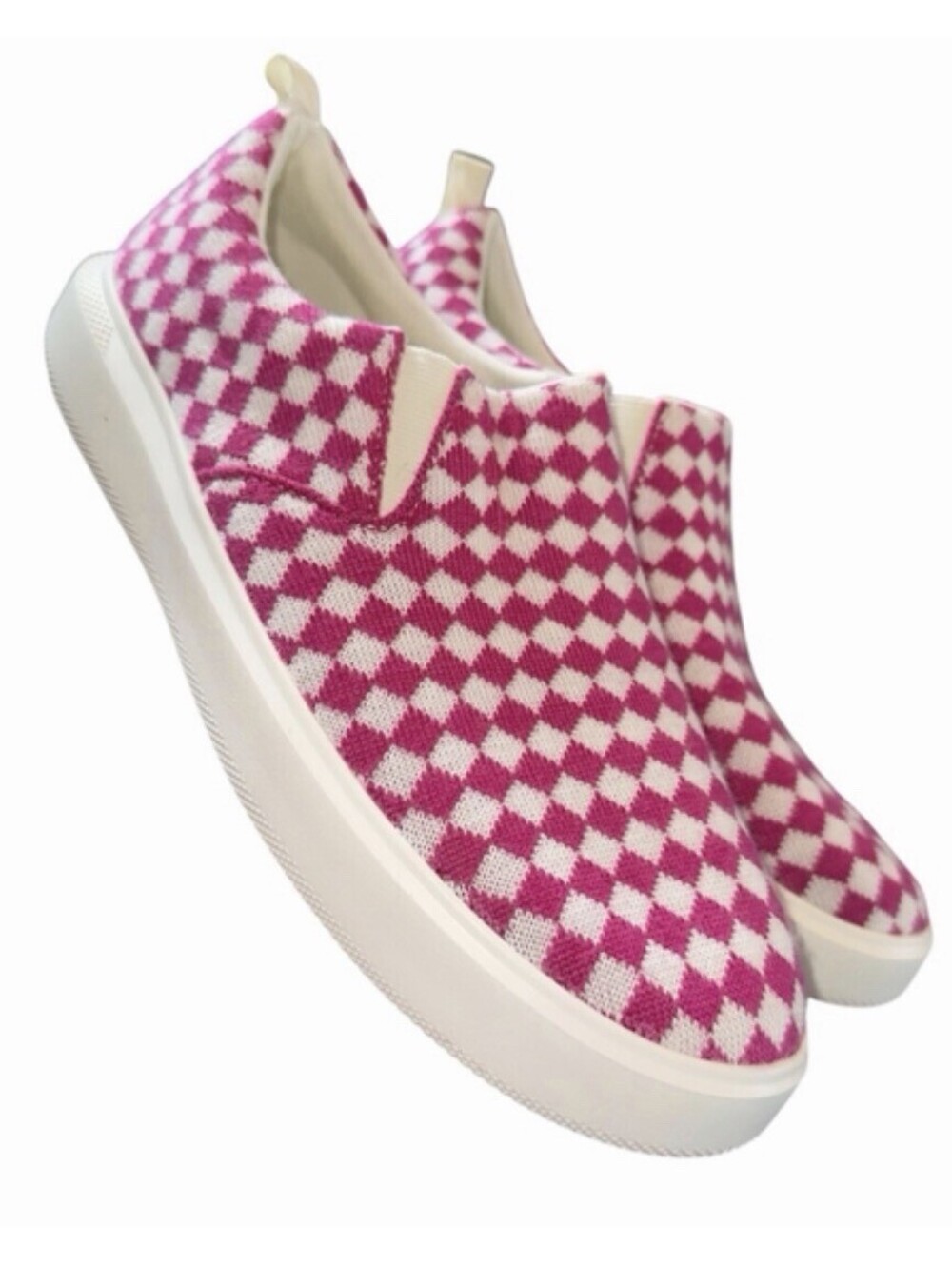 NEW Woolloomooloo Mens 8-8.5 Womens 10.5-11 Byron Pink Checkered Free Shipping
